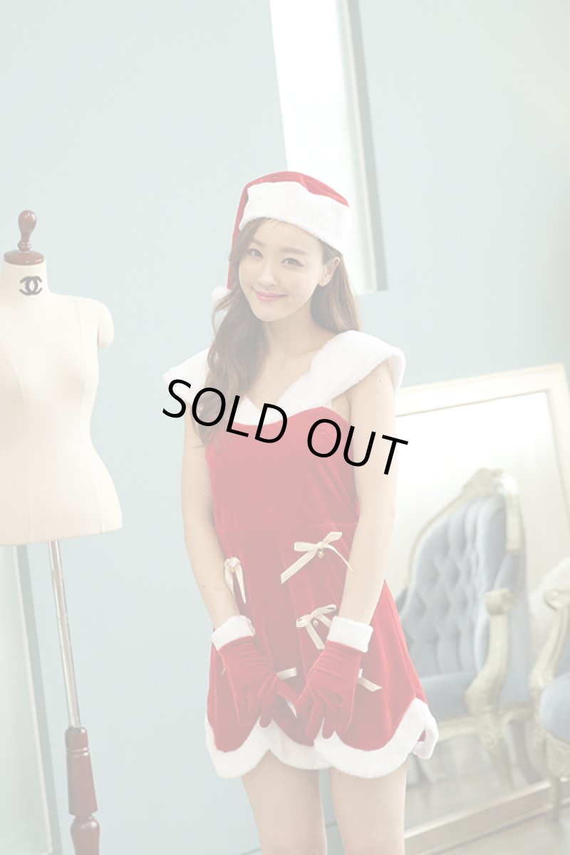 画像3: 鈴つきのリボンサンタコスチューム (3)