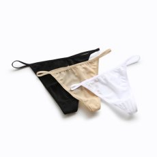 画像7: 水着 レオタード用 Tバック インナーパンツ 防盗撮ショーツ サイド紐タイプゴム (7)