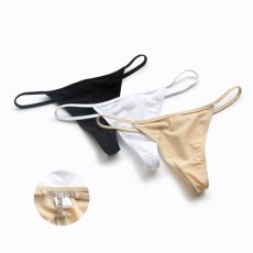 画像2: ラインスートン Tバックインナーショーツ 水着 レオタード用 Tバック インナーパンツ ショーツ サイド紐タイプゴム   アンダーショーツ  透け防止 (2)