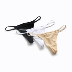 画像3: ラインスートン Tバックインナーショーツ 水着 レオタード用 Tバック インナーパンツ ショーツ サイド紐タイプゴム   アンダーショーツ  透け防止 (3)