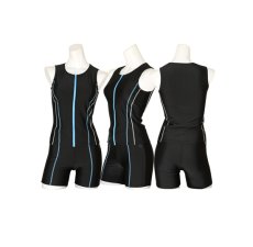 画像11: めくれ防止機能 2点セットフィットネス水着 Fitness水着 タンクタイプ セパレートタイプ タンクトップ スイムパンツ ショートパンツ レディース ノースリーブ (11)