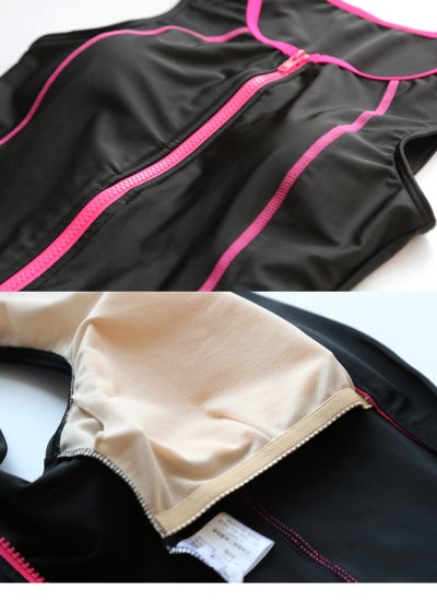 画像3: スポーツ　タンクフィットネス　水着セット スポーツ 競泳 練習用水着 タンク フィットネス 水着 レディース フィットネス水着 セパレート ノースリ スイムキャップ セット めくれ防止 