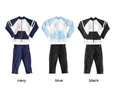 画像5: ロング袖　７分レギンスパンセット　フィットネス水着　めぐれ防止付き　水着 レディース セパレート 半袖 上下セット めくれ防止 スクール UVカット ファスナー 袖付 体型カバー カップ付 (5)