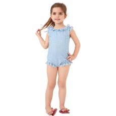 画像9: KIDS水着凸凹生地の子供フリルワンピース水着 キッズ水着 女の子 キッズ 子ども用水着 水着 ワンピース 水泳 スイムウェアスイムウェア水遊び 旅行温泉 紫外線対策 5サイズ KIDS水着 凸凹生地 子供フリル ワンピース水着 (9)