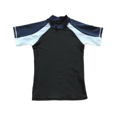 画像11: 男児半袖シンプル水着ウェア　水着半袖 スイムシャツ 半袖 スポーツシャツ ランニング バスケットボール ラッシュガード サッカー 野球 男の子 女の子 ジュニアラッシュガード スイムウェア 子供 ジュニア (11)