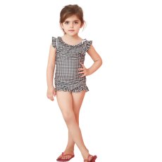 画像10: KIDS水着凸凹生地の子供フリルワンピース水着 キッズ水着 女の子 キッズ 子ども用水着 水着 ワンピース 水泳 スイムウェアスイムウェア水遊び 旅行温泉 紫外線対策 5サイズ KIDS水着 凸凹生地 子供フリル ワンピース水着 (10)