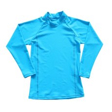 画像14: 男児ロング袖　無地シンプル　水着ウェア　ラッシュガード キッズ スクール 長袖 フードなし ジップアップ 無地 男の子 女の子 小学生 中学生 学校 授業 紺 ネイビー uvカット (14)