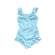 画像11: KIDS水着凸凹生地の子供フリルワンピース水着 キッズ水着 女の子 キッズ 子ども用水着 水着 ワンピース 水泳 スイムウェアスイムウェア水遊び 旅行温泉 紫外線対策 5サイズ KIDS水着 凸凹生地 子供フリル ワンピース水着 (11)