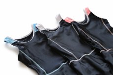 画像9: ワンピース型スクール水着　スクール水着 女の子 子供用 小学生 中学生 ワンピース UPF50+ 裏地付き ネームタグ付き (9)
