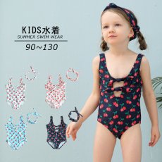 画像1: カチューシャ付き　子供（小）水着 (1)