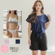 画像1: Tシャツとサーフパンツとトップスとショーツの水着４点セット (1)