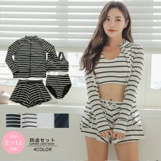 画像1: ラッシュガードスポーツブラショーツセットとショットパンツセット  (1)