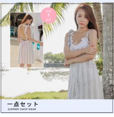 画像4: ロングマキシ丈ワンピース 体型カバーウェア　ピーチドレス　ロングマキシ丈　ワンピース 体型カバーウェア ロングマキシ丈ワンピース 水着カバー ビキニブラウス オーバーウェア ロングドレス パレオ 日焼け止め (4)