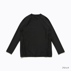 画像20: メンズ長袖ラッシュガード水着 ノーファスナー　メンズ 長袖 ラッシュガード 水着 オンス ドライ ロングスリーブ Tシャツ クルーネック tシャツ 接触冷感 uvカット紫外線対策 水陸両用 速乾 通気 スポーツ 海水浴 サーフィン服 日焼け予防  (20)