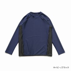 画像19: メンズ長袖ラッシュガード水着 ノーファスナー　メンズ 長袖 ラッシュガード 水着 オンス ドライ ロングスリーブ Tシャツ クルーネック tシャツ 接触冷感 uvカット紫外線対策 水陸両用 速乾 通気 スポーツ 海水浴 サーフィン服 日焼け予防  (19)
