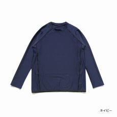 画像18: メンズ長袖ラッシュガード水着 ノーファスナー　メンズ 長袖 ラッシュガード 水着 オンス ドライ ロングスリーブ Tシャツ クルーネック tシャツ 接触冷感 uvカット紫外線対策 水陸両用 速乾 通気 スポーツ 海水浴 サーフィン服 日焼け予防  (18)