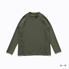 画像21: メンズ長袖ラッシュガード水着 ノーファスナー　メンズ 長袖 ラッシュガード 水着 オンス ドライ ロングスリーブ Tシャツ クルーネック tシャツ 接触冷感 uvカット紫外線対策 水陸両用 速乾 通気 スポーツ 海水浴 サーフィン服 日焼け予防  (21)