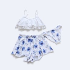 画像5: フレアブラジャーとショーツとスカパン水着3点セット (5)