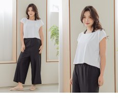 画像3: タンクTシャツとロングズボンとタンクトップスとショーツと四点セット体系カバー水着 (3)