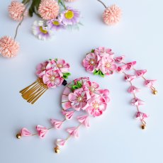画像2: 浴衣和服髪飾り3点セット (2)