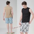 画像9: メンズ タンクトップ メンズラッシュタンク　袖なしT ノースリーブ 水着 水陸両用 M　L　LLサイズ 体型カバー UVカット 日焼け防止 紫外線対策 (9)