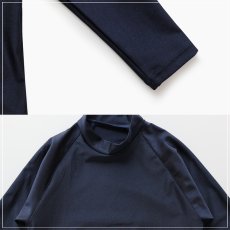 画像5: 長袖無地シンプルラインKIDS水着ウェア (5)