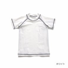 画像6: フランドシーマ ライン半袖 KIDS ラッシュガード 水着 キッズ 男の子 半袖 速乾 通気 スイムウェア かわいい  ラッシュガード水着 プール ビーチ スクール  (6)