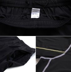 画像3: メンズ T形ラッシュガード 　レギンス 　ショットパンツ スイムキャップ付き　水着４点セットUVカット　水陸両用　吸汗速乾　フィットネス 男性 水泳 スポーツ (3)