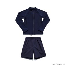 画像6: 男女兼用インナー着きショットパンツとファスナー着き長袖ラッシュガード (6)