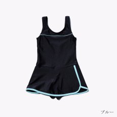 画像3: スクール水着　ワンピース　水着メーカー　OEM水着　濃紺学校水着 女の子 子供用 小学生 中学生 カップセット UPF50+ 裏地付き ネームタグ付き 110〜170サイズまで (3)