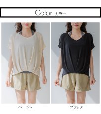 画像4: 体型カバー水着 4点セット Tシャツ　ハーフパンツ　タンキニショットパンツ付き セット水着 タンキニ水着 レディース レディース 体型カバー 長袖シャツ ラッシュガード ハーフパンツ 4点ビキニ (4)