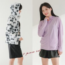 画像10: UVカット紫外線防止速乾冷感素材レディースラッシュガード　ラッシュガード レディース  水着 オーバーウェア パーカー 長袖  UPF50 (10)
