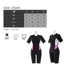 画像3: ィットネス水着　フィットネス 水着 レディース 体型カバー オールインワン 競泳 半袖 スポーティ 女性 練習用 ジム ワンピース スイムウェア 日焼け防止 露出少なめ 練習 (3)