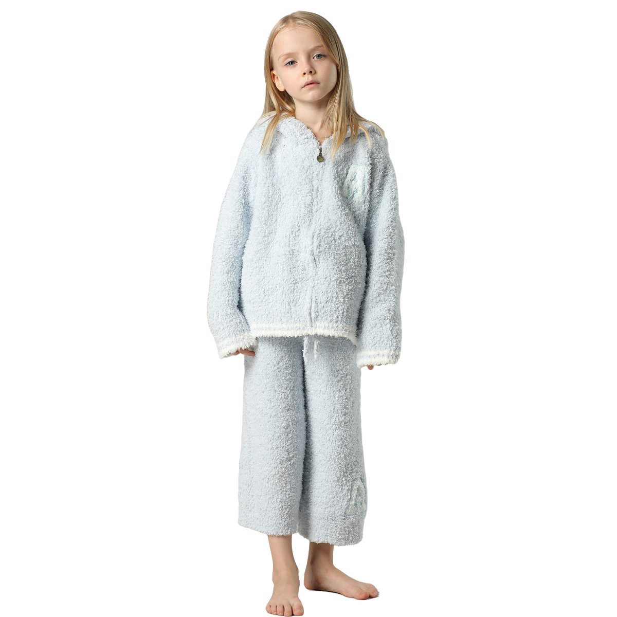 画像3: 子供用モコモコ高質AパーカーとロングズボンKIDS　ルームウェア　モコモコ ルームウェア高質 Aパーカーとロングズボン キッズ 女の子 男の子 あったか パジャマ 上下セット ジュニア 防寒 子供 パジャマ 寝間着 (3)