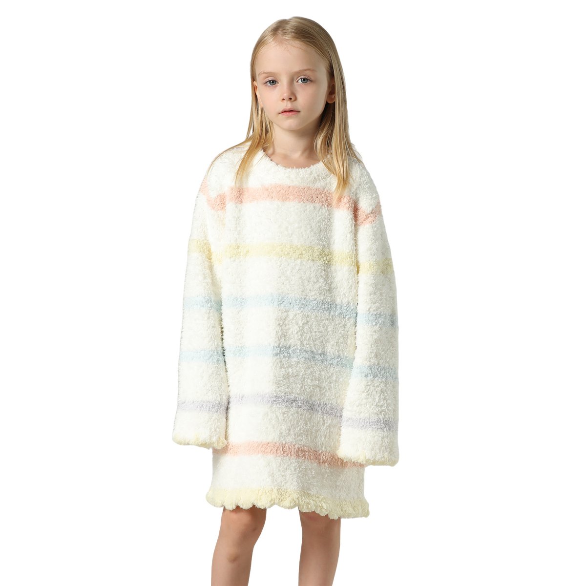 画像6: 子供用モコモコKIDS ワンピース高質ルームウェア (6)