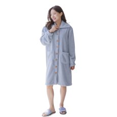 画像7: モコモコボタン式レディ-ス衿付きトップスリングタイプ 部屋着 パジャマ ロンパース オーバーオール 着ぐるみ 部屋着 寒さ対策 (7)