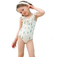 画像8: カチューシャ付き　子供（小)水着 キッズ　水着　カチューシャ付き　ワンピース子供（小）キッズ 水着 女の子 ワンピース水着 ガールズ 女児 小学生 子供用 UVカット　水着キッズ (8)