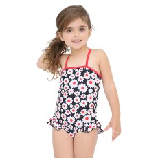 画像3: KIDSワンピース花柄水着　キッズスイムウェア　女の子　 (3)