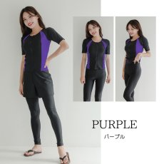 画像26:  パンツレギンスセットフィトネス5点セット水着帽子付き　インナーショーツ、レギンス、ショットパンツとタンキニ帽子と5点セット　フィットネス水着 競泳水着練習用　スイム競泳 (26)