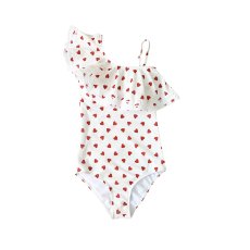 画像34: モノキニ水着 凸凹生地 ワンショルター モノキニスイム ドレス水着 レディース ビキニ ワンショルダー フリル 体型カバーバックシャン 2way (34)