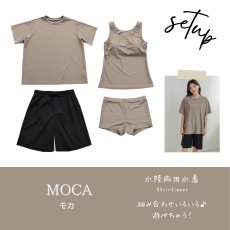 画像33: レデイース水着 半袖Tシャツ ショットパンツ タンクトップス ショーツ 四点セット 体系カバー水着  タンキニ 4点セット 大人 ビキニ タンクトップ ショートパンツ Tシャツ ラッシュガード ママ水着 (33)