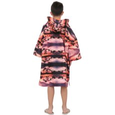 画像32: ピーチタオルパーカー お着替えポンチョ、サーフポンチョ 着替えポンチョ キッズ 子供用 お着替えタオル マイクロファイバー 吸水速乾 フード ビーチタオル スイムタオル フェザーホワイト フリーサイズ (32)