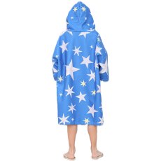 画像39: ピーチタオルパーカー お着替えポンチョ、サーフポンチョ 着替えポンチョ キッズ 子供用 お着替えタオル マイクロファイバー 吸水速乾 フード ビーチタオル スイムタオル フェザーホワイト フリーサイズ (39)