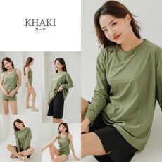 画像23: 水着４点セット ロング袖 体系カバーTシャツ ショットパンツ タントップ ショーツ レデイース水着セット タンキニ水着 レディース 長袖シャツ ラッシュガード ハーフパンツ 4点セットビキニ (23)