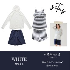 画像21: ラッシュガード ショットパンツ タンキニトップ ショーツ 水着4点セット レディース 体型カバー タンキニ 長袖ラッシュガード ブラトップ ショーツ ショートパンツ (21)