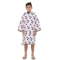 画像23: ピーチタオルパーカー お着替えポンチョ、サーフポンチョ 着替えポンチョ キッズ 子供用 お着替えタオル マイクロファイバー 吸水速乾 フード ビーチタオル スイムタオル フェザーホワイト フリーサイズ (23)