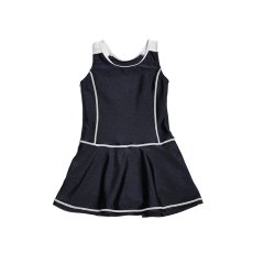 画像20: ワンピース型スクール水着　スクール水着 女の子 子供用 小学生 中学生 ワンピース UPF50+ 裏地付き ネームタグ付き (20)
