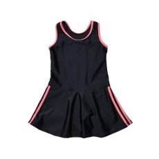 画像12: ワンピースラインワンピースSchool学校水着　スクール水着 ラインワンピース School学校水着 女の子 子供用 小学生 中学生 ワンピース UPF50+ 裏地付き ネームタグ付き 110〜170CM (12)