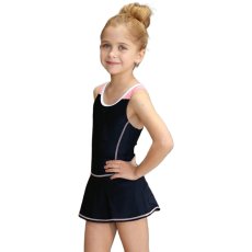 画像23: ワンピース型スクール水着　スクール水着 女の子 子供用 小学生 中学生 ワンピース UPF50+ 裏地付き ネームタグ付き (23)