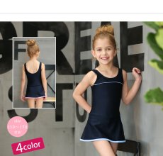 画像7: スクール水着　ワンピース　水着メーカー　OEM水着　濃紺学校水着 女の子 子供用 小学生 中学生 カップセット UPF50+ 裏地付き ネームタグ付き 110〜170サイズまで (7)